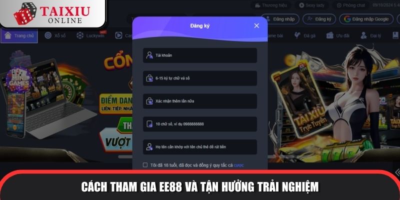 EE88 7 340 Hướng dẫn tham gia chơi tại EE88